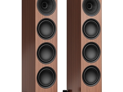 音响 KEF 扬声器 音响 HiFi 胡桃木音响