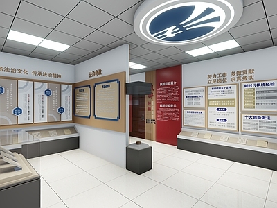 现代新中式文化展厅 枫桥经验 法制展厅 文化展厅 司法所 文化展馆