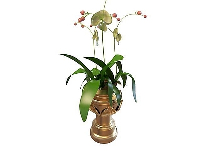 现代摆件组合 欧式花盘