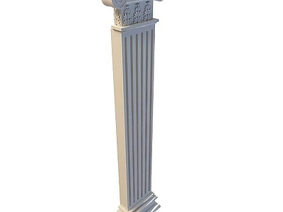 现代其他景观小品 柱子