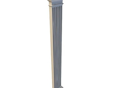现代其他景观小品 柱子
