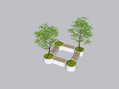 现代景观座椅 树池景观座椅