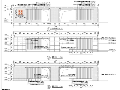 现代廊架 凉亭廊架节点图 施工图