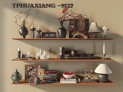 中古摆件组合 摆件组合雕塑摆件