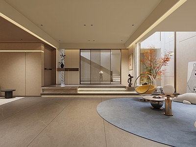 现代儿童娱乐室 地下室客厅 儿童玩耍区 地下室 景观 儿童娱乐区