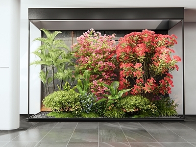花 室内植物造景 灌木 植物堆 花境 花草组合