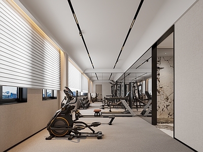 现代健身房 健身房