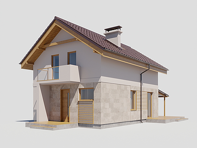 现代简约其他住宅外观 乡村自建房 民房