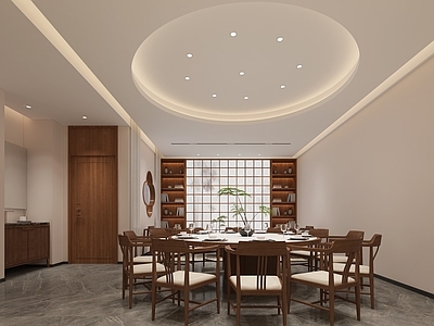 新中式包厢 新中式餐厅包间