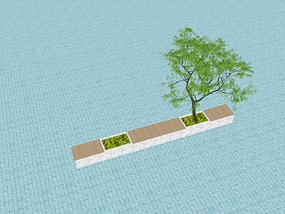 现代景观座椅 树池景观座椅
