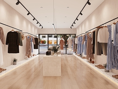 现代服装店 服装店