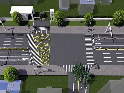 现代道路 道路景观 路面设计 交通道路 公路