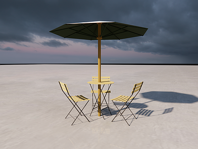 现代遮阳伞 三人遮阳伞