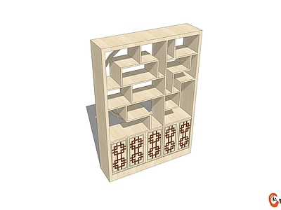 新中式博古架 博古架