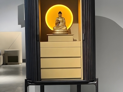 现代新中式佛龛 佛龛