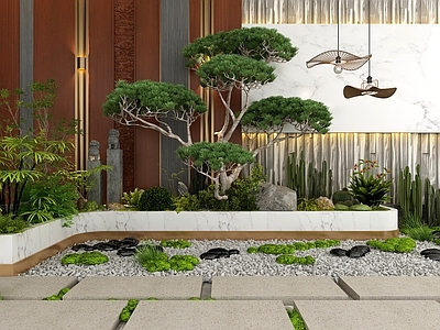植物堆 现代植物堆造景园 景观造景 花草树木 花架花圃 植物背景墙