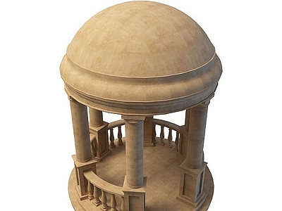 现代其他景观小品 凉亭