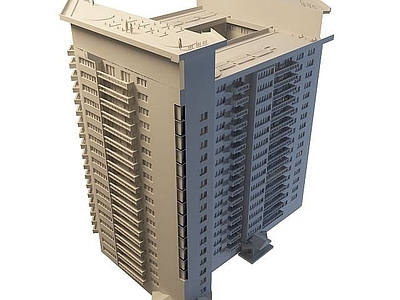 现代其他建筑外观 住宅楼