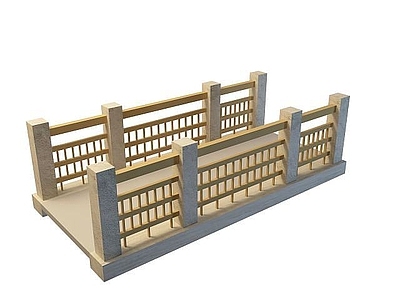 现代其他景观小品 小桥