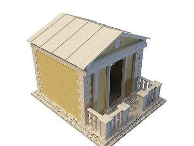 现代其他景观小品 公共卫生间