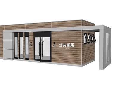 现代公共卫生间 公共卫生间