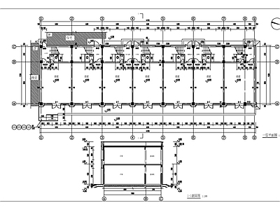 现代其他商业建筑 二层临街商铺 施工图