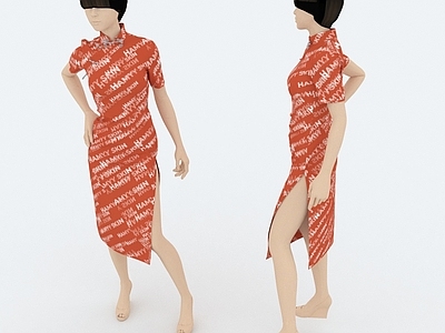 女人 人物 女人 旗袍
