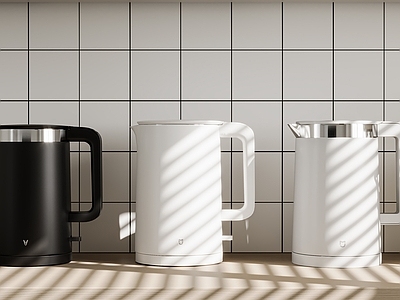 家用电器组合 烧水壶 电热水器 厨房电器
