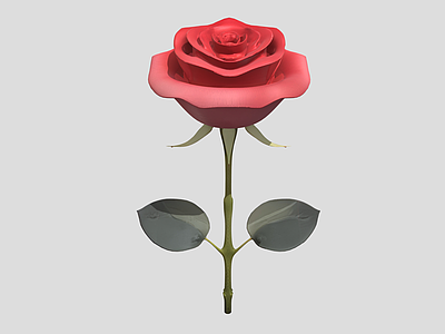 花 红玫瑰 玫瑰花 玫瑰 扫描花