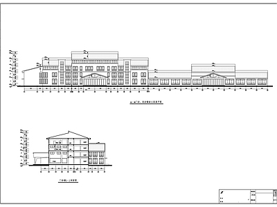 现代医院建筑 门诊急诊医技楼 建筑图 施工图