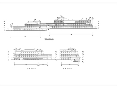 现代其他公共建筑 四层护理楼建筑 设计方案 施工图
