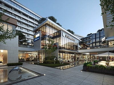 现代商业街 商业街