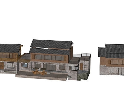 现代民宿建筑 民宿建筑