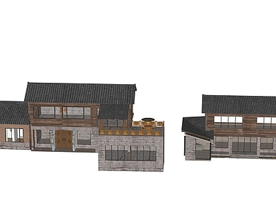 现代民宿建筑 民宿建筑