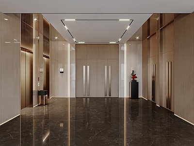现代电梯 现代电梯间