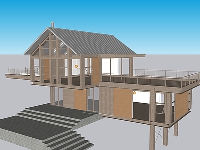 现代民宿建筑 民宿建筑
