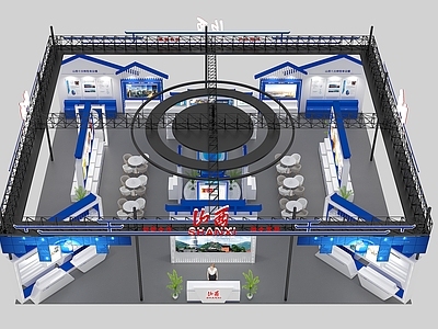 新中式其他文化空间 文博会展台 政府展台