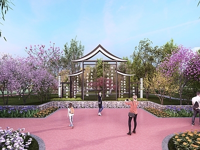 现代新中式其他小品 村庄标识入口村标 新中式景观小品 入口标识标识牌 引导牌导视牌雕塑 现代公园文化文创