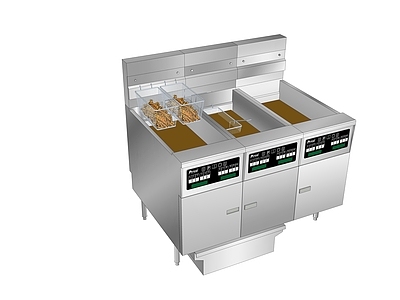 灶台 油炸锅 自动滤油炸锅 商用单缸大容量 立式电炸炉带滤油