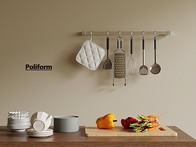 厨房用品 现代厨房用品 碗碟 厨具挂钩