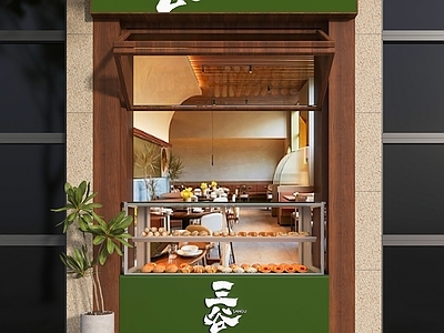 现代门头 咖啡馆门头 咖啡店门头 咖啡门头 饮品店门头 门头设计