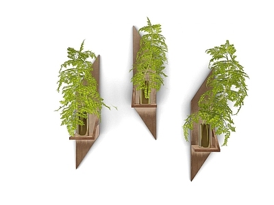 现代装饰植物花架