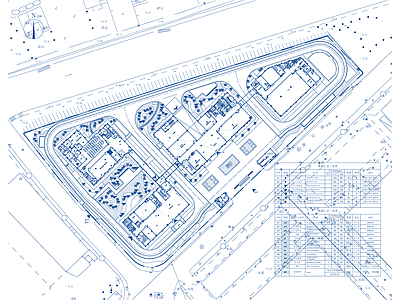 其他办公工业景观 冷库物流室外景观 实训中心室外景观 施工图