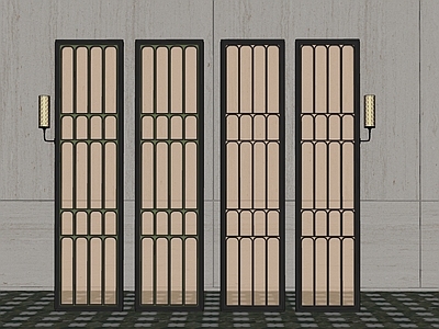 现代意式屏风 屏风 意式屏风 夹丝玻璃屏风 玻璃屏风 金属屏风