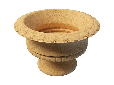 现代其他景观小品 花盆