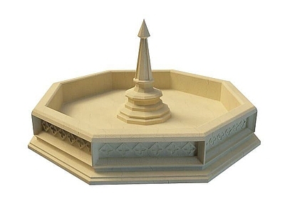 现代其他景观小品 喷泉