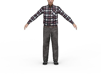 现代虚拟人物 老年人