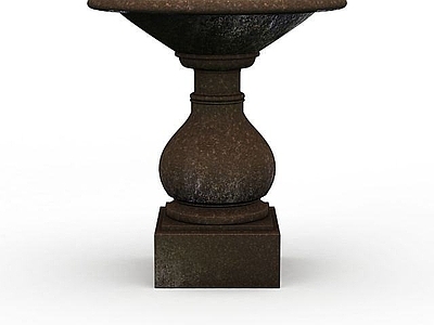 现代其他景观小品 公园花池