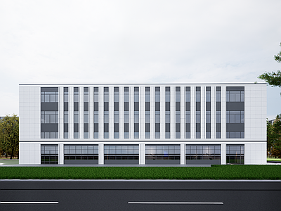 现代其他工业建筑 现代工业厂房 现代简约厂房 现代产业园 现代科技产业园 现代多层办公楼