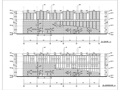 中式其他商业建筑 休闲中心建筑图 施工图